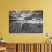 B&W Barley Field 2 Leinwanddruck (Insitu (Wohnzimmer))