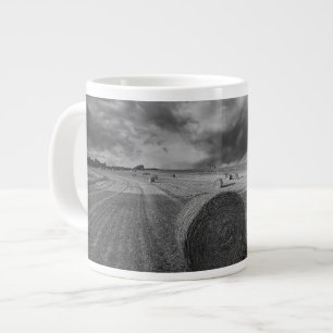 B&W Barley Field Jumbo-Tasse