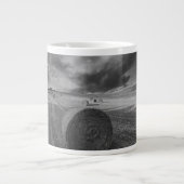 B&W Barley Field Jumbo-Tasse (Vorderseite)
