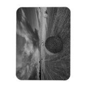 B&W Barley Field Magnet (Vertikal)