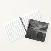 B&W Barley Field Notizblock (Innenseite)