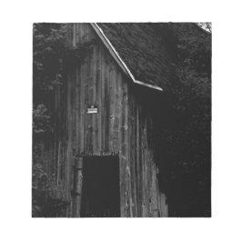 B&W Barn Notizblock