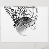 B&W Basketball Flyer (Vorne)