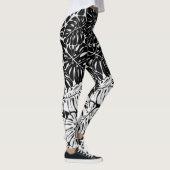 B&W belaubte Leggings (Rechts)