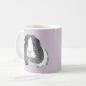 B&W "Betty" Meerschweinchen-Tasse Kaffeetasse (Vorderseite Links)