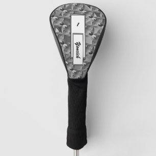 B/W Bilanz von Kenneth Yoncich Golf Headcover