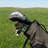 B/W Bilanz von Kenneth Yoncich Golf Headcover (In SItu)