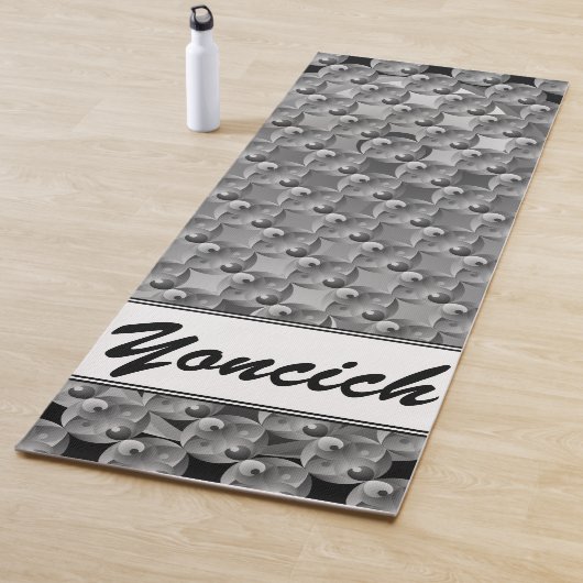 B/W Bilanz von Kenneth Yoncich Yogamatte (Beispiel)