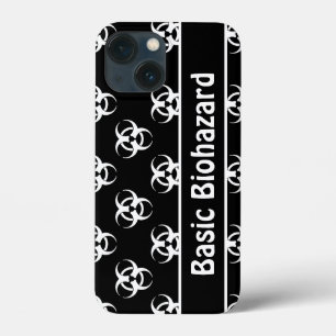 B&W-Biogefährdung Symbol Telefonzelle mit benutzer Case-Mate iPhone Hülle