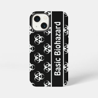 B&W-Biohazard-Symbol-Handyhülle mit individuellem iPhone 13 Mini Hülle