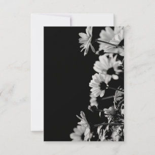 B&W-Blume Karte