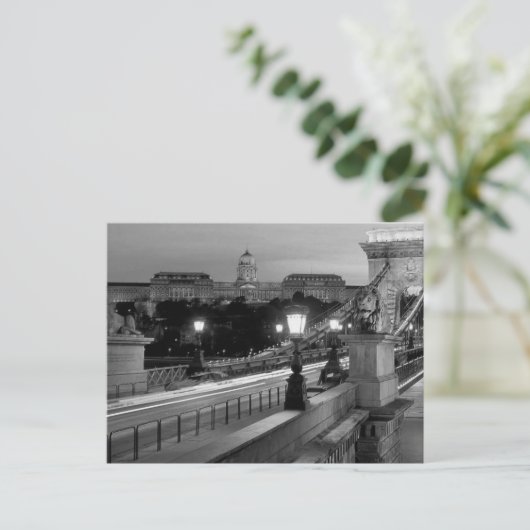 B&W Budapest Postkarte (Stehend Vorderseite)