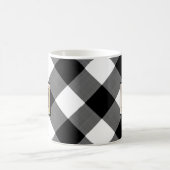 B&W Buffalo Karo Monogram Kaffeetasse (Mittel)