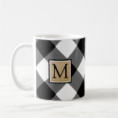 B&W Buffalo Karo Monogram Kaffeetasse (Links)