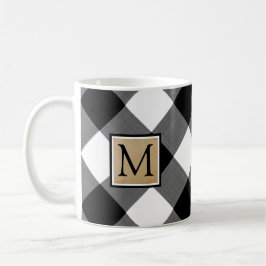 B&W Buffalo Karo Monogram Kaffeetasse