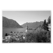 B&W Como Lake Fotodruck (Vorne)