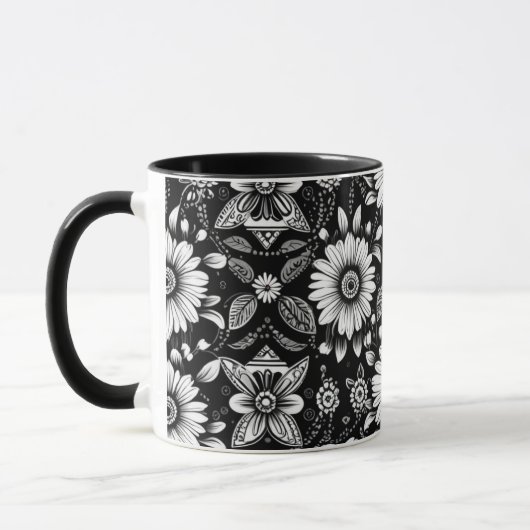 B&W Daisy Dose Tasse (Links)