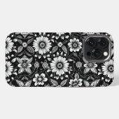 B&W Daisy-Dosis iPhone Hülle (Rückseite (Horizontal))