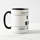 B&W DAS IST, WAS ICH TUN, ICH FIX STUFF UND ICH WE TASSE (Links)