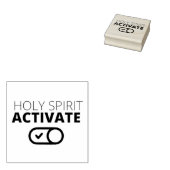 B/W Das Symbol "Heiliger Geist" aktiviert das Symb Gummistempel (Stempel)