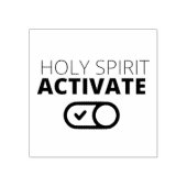 B/W Das Symbol "Heiliger Geist" aktiviert das Symb Gummistempel (Prägung)