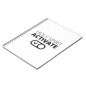 B/W Das Symbol "Heiliger Geist" aktiviert das Symb Notizblock (Linke Seite)