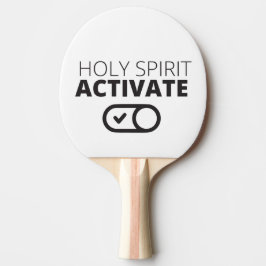 B/W Das Symbol "Heiliger Geist" aktiviert das Symb Tischtennis Schläger