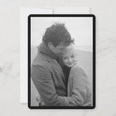 B/W Die beiden Fotos B/W Save the Date (Rückseite)