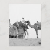 B&W Dubai Wüste Postkarte (Vorderseite)