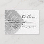 B&W Einbeiniger Königtaube Yoga Pose 10 Class Pass Treuekarte (Rückseite)