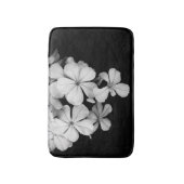 B&W Elegante Blume Badematte (Vorderseite Vertikal)
