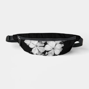 B&W Elegante Blume Bauchtasche