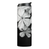 B&W Elegante Blume Thermosbecher (Nach links gedreht)