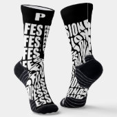 B&W FARBENDISIGN AUF Crew Socks Socken (Gewinkelt)