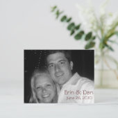 b&w fav ankündigungspostkarte (Stehend Vorderseite)