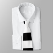 B&W fette Streifen - Deathrock Hals-Krawatten Krawatte (Gebunden)