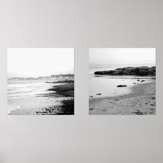 B/W Fotografie Hampton Beach, NH Bilderwand Sets (Vorderseite)