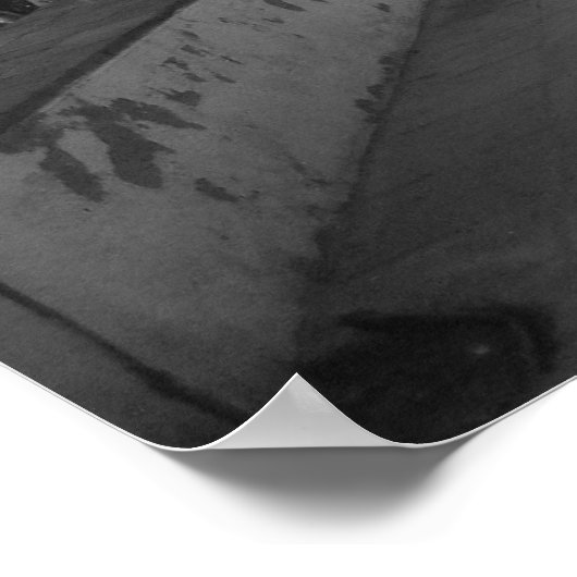 B&W Garden Poster (Ecke)