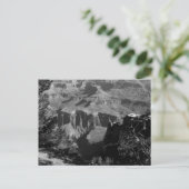 B&W Grand Canyon 4 Postkarte (Stehend Vorderseite)