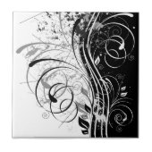 B&W Grunge Fliese (Vorderseite)