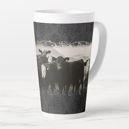 B&W HERD LATTE TASSE (Rechte Ecke)