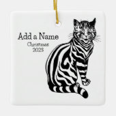 B&W Illustration & Text 2 ・ Louis Wain ・ Ornament (Vorderseite)