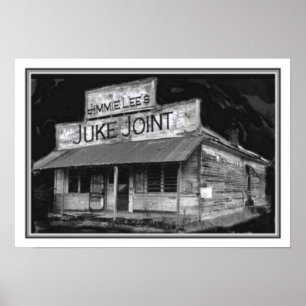 B&W Juke Gelenk-Plakat 13 x 19 Poster