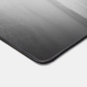 B&W lange Exposition eines Strandes in Rabac, Kroa Schreibtischunterlage (Ecke)