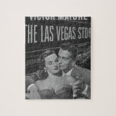 B&W Las Vegas Plakat Puzzle (Vertikal)