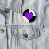 B&W Lila Hearbeating Button (Beispiel)