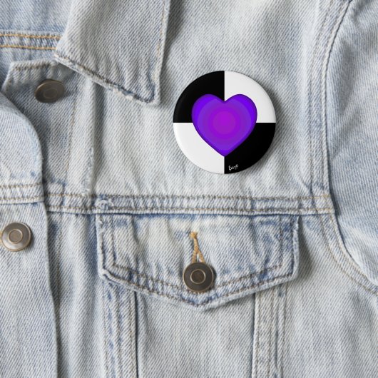 B&W Lila Hearbeating Button (Beispiel)