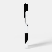 B&W Lila Hearbeating iPhone Hülle (Linke Seite)