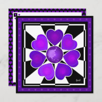 B&W Lila Hearbeating