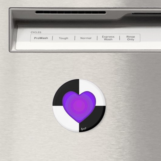 B&W Lila Hearbeating Magnet (In Situ (Geschirrspüler))